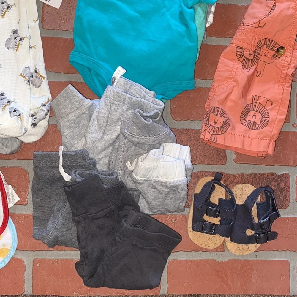 Babyboy 3m spring/summer footies onesies bundle!!